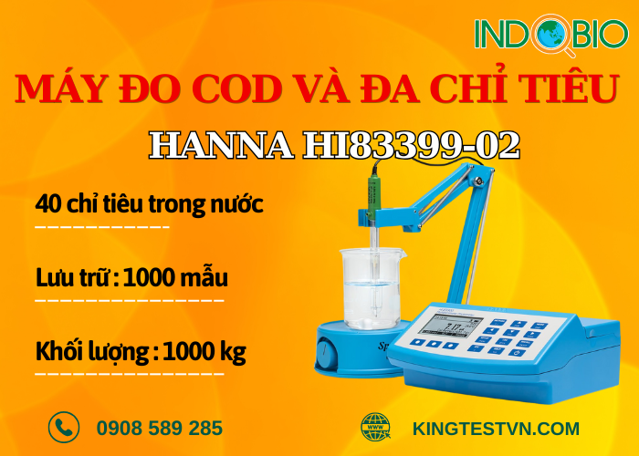 Máy đo COD và đa chỉ tiêu nước Hanna HI83399-02
